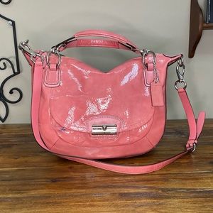 Coach Kristin Patent Leather Round Bottom Satchel